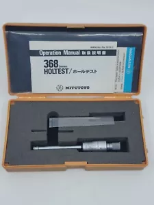 Mitutoyo Holtest Bore Micrometer 368 Series 368-202 .35"-.425" Range W/ Box Nice - Picture 1 of 4