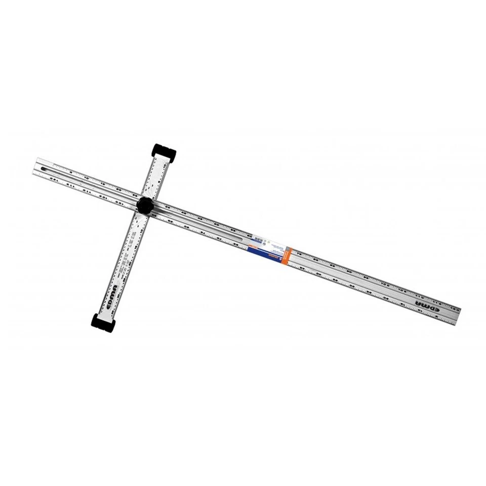 Squadra regolabile a T in alluminio - 120 cm - EDMA