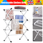 Heavy Duty Clothes Airer Dryer Laundry Horse Drying Rack Indoor Outdoor 3 Tier 