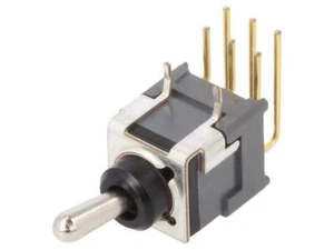 B22JH Schalter: Hebelschalter Pos: 2 DPDT ON-ON 01A/28VAC -30-85°C NKK SWITCHES - Bild 1 von 1