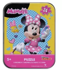 Minnie Mouse Mini Puzzle, in Tragedose, 24 Teile - Bild 1 von 1