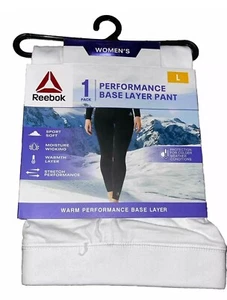 Reebok Damen Large weiß Performance Base Layer Hose warm warm Schicht - Bild 1 von 2
