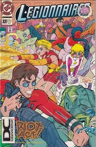 Legionnaires Issue 22 DC Universe Logo Variant 1995 - Picture 1 of 2