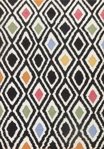 Thick-Plush Modern Moroccan Berber 6x8 Area Rug Multi Level Loop Pile Handmade - Picture 1 of 12