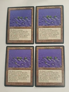 MTG Playset 4x Blue Mana Battery (Italian Legends/Artifact/U) - BGM - Picture 1 of 2