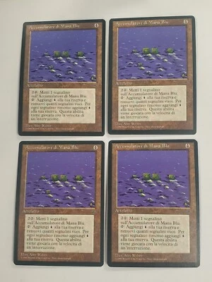 MTG Playset 4x Blue Mana Battery (Italian Legends/Artifact/U) - BGM - Image 1 of 2