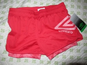 nwt Umbro orange soccor shorts girls 6 6X free ship USA - Picture 1 of 2