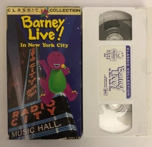 Barney - Live In New York City (VHS, 1994, Classic Collection) - Picture 1 of 12