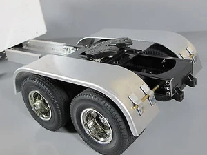 Aluminum Wheel Fender Tamiya RC 1/14 Knight King Grand Hauler Aeromax Globeliner - Picture 1 of 3