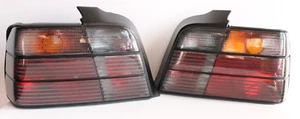 Tail Lights fits For BMW E36 Sedan Saloon Smoked Black Euro 92-99 - Picture 1 of 12