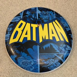 Batman Logo Blue White 10" Frisbee Disk Comic Strips 2015 Throne DC Comics Day6 - Picture 1 of 12