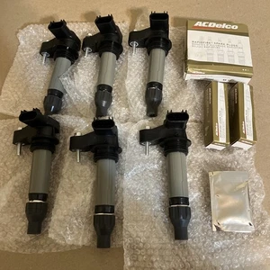 6X Ignition Coil & Spark Plugs For 2010-2015 GMC Acadia 3.6L V6 UF569 - Bild 1 von 3
