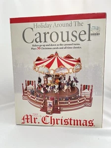Nuevo en caja Mr Christmas Holiday Around The Carousel musical animado 30 canciones luces - Imagen 1 de 10