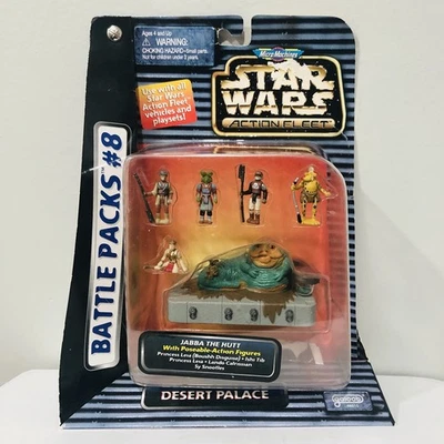 Vtg 1996 Star Wars Machines Action Fleet Battle Pack #8 Desert Palace Galoob NIB - Image 1 of 4