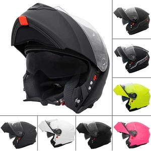 ZORAX ZOR-838 DVS Flip Up Front Motorbike Helmet Motorcycle Crash On Road Safe - Picture 1 of 44