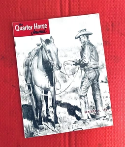 1955 QUARTER HORSE JOURNAL Magazine - LIGHTNING BAR,  Multiple Champion & Sire! - Imagen 1 de 10