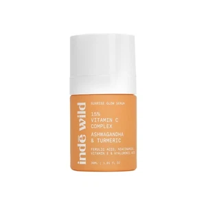 indē wild Sunrise Glow 15% Vitamin C Serum (30 ml) | With Turmeric, Niacinamide| - Picture 1 of 6
