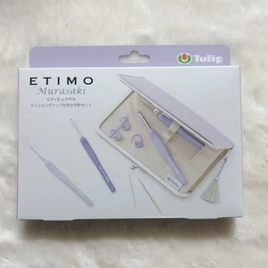 ETIMO Murasaki Crochet set with cushion grip Tulip Knitting needles NEW FS - Picture 1 of 2