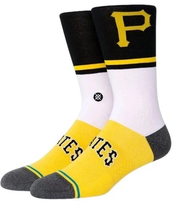 Stance Pittsburg Pirates PIT Color Socks Men's Large 9-13, Women's 11-14  - Image 1 of 4