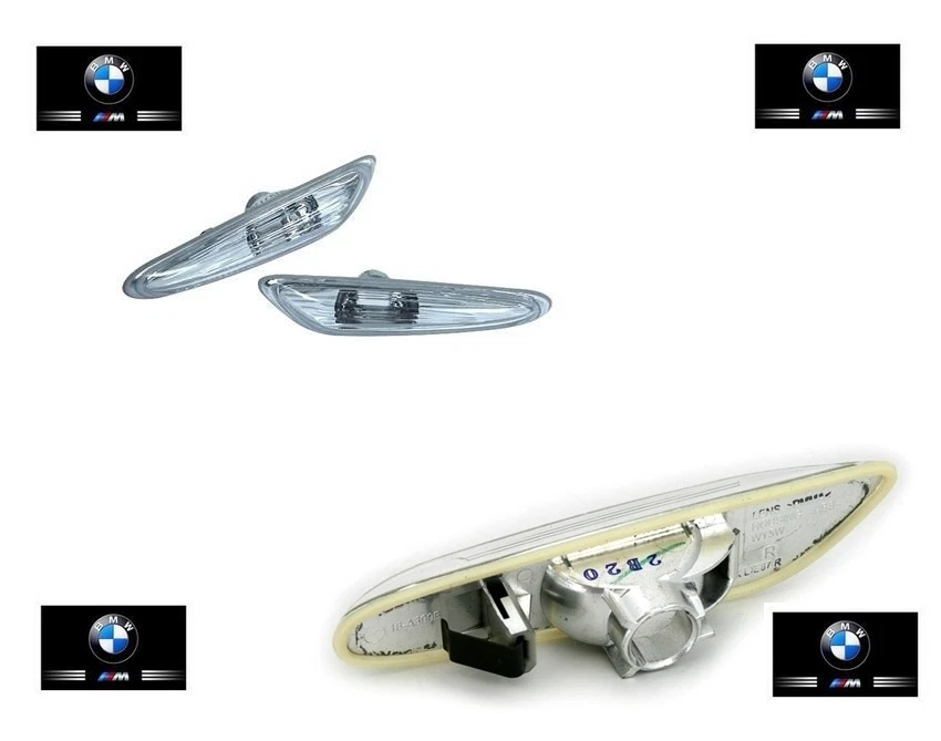  2 CLIGNOTANT REPETITEUR D'AILE CHROME POUR BMW SERIE 3 E90 E91 E92 E93 - X1 E84 - Photo 1/1