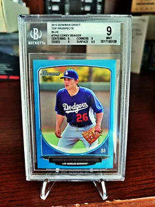 COREY SEAGER 2013 BOWMAN DRAFT TOP PROSPECTS BLUE (BGS GRADED 9) SER. 085/500 - Picture 1 of 2