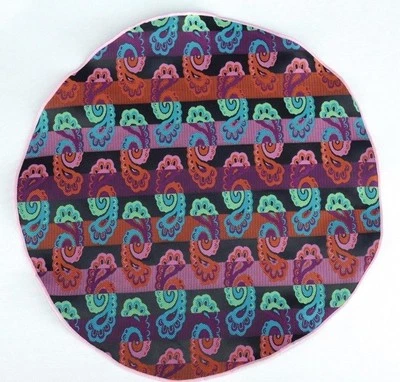 Lord R Colton Masterworks Bolsillo Redondo Portofino Negro Seda - $75 Minorista Nuevo Foto 1 de 2