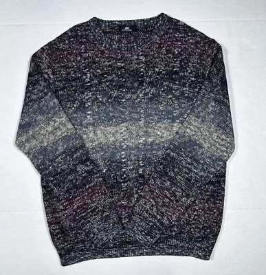$295 New MONTECHIARO Men's X-Large XL US 54 EU Multicolor Knit Crewneck Sweater - Image 1 of 4