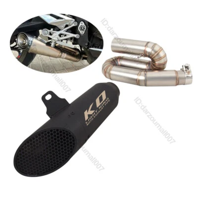 Motorcycle Exhaust Pipe Muffler For Triumph Street Triple 765 S /R /RS 2017-2023 - Image 1 of 4