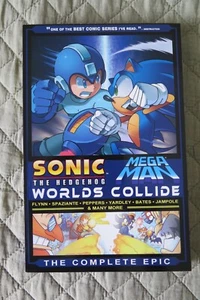 SONIC THE HEDGEHOG VS. MEGA MAN WORLDS COLLIDE KOMPLETT EPIC TPB SEHR SELTEN OOP - Bild 1 von 8