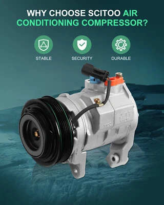 Compresor de aire acondicionado para Dodge Ram 1500 2500 3500 CO 10802C 2003-2008 Foto 1 de 4