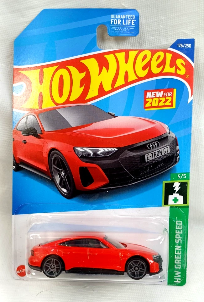 Hot Wheels 2022 First Edition Audi RS E-Tron GT Red Die Cast - Image 1 of 3