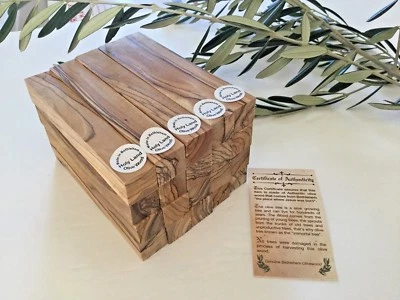 HOLYLAND_OLIVEWOOD_PRODUCTS TOP QUALITY ~ BETHLEHEM /HOLY LAND ~FIGURED~ Olive Wood Pen Turning Blanks