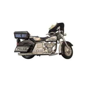 Harley-Davidson Police Motorcycle Toy Replica DIAL 911 Diecast Collectible - Picture 1 of 8