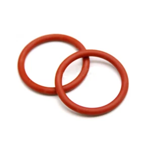 10x Red Silicon Rubber O Rings Food Grade 1/1.5/2/3/4/5mm Cross Section All Size - Picture 1 of 7