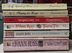 JoAnn Ross Spirit of Love Playing for Keeps Tangled Lives Tempting Fate x6 - Picture 1 of 9