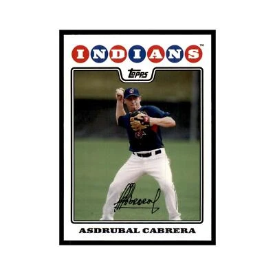 Asdrubal Cabrera 2008 Topps #617 Baseball Cards Baseball Card NM - Image 1 of 3