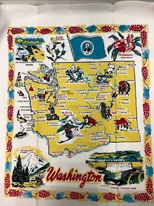 STATE OF WASHINGTON 22" QUADRATISCHER MEHLSACK GESCHIRRTUCH - Bild 1 von 5