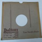 10" 78 rpm gramophone record sleeve DALTONS Derby Matlock