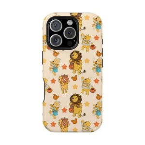 Handyhülle Winnie Puuh Halloween, Süßes oder Saures Kürbis für iPhone 11 bis 16 - Bild 1 von 7