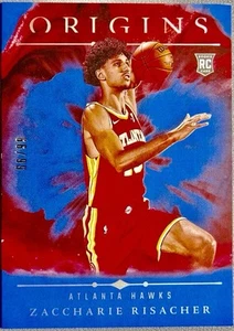 2024-25 Panini Origins Zaccharie Risacher 66/99 Blue Rookie RC #94 - Picture 1 of 2