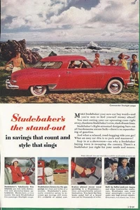 Anuncio de revista - 1949 - Studebaker Commander Starlight cupé - Imagen 1 de 1