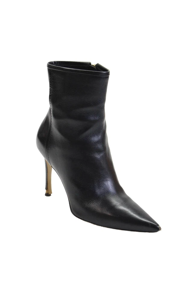 Botas al tobillo M.Gemi para mujer punta lateral con cremallera negras talla 37 EUR Foto 1 de 4