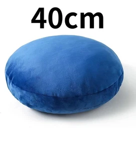 JEMA Körperkissen Marshmallow Kissen weich und glatt runde Form 40 cm marine - Bild 1 von 8