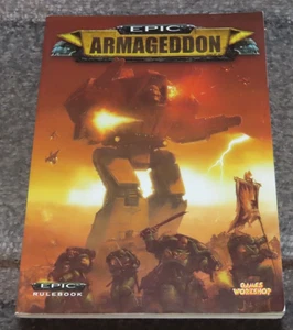 Games Workshop Epic Armageddon Rule Book 2003 Paperback Rulebook 40K GW Citadel - Picture 1 of 7