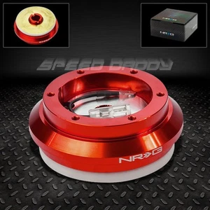 NRG STEERING WHEEL SHORT HUB ADAPTOR 94-07 HONDA ACCORD/-11 CIVIC/S2000/RSX RED - Picture 1 of 1