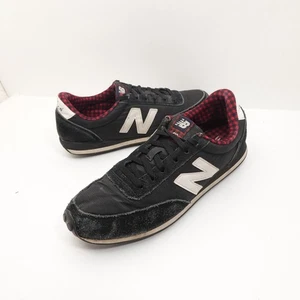 New Balance 410 Shoes Womens 9.5 Running Sneakers Black Lace Up Low Top WL410DSC - Picture 1 of 12