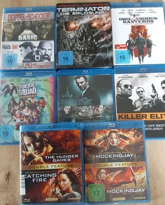 11 Bluray, Inglourious, Terminator, Suicide, Tribute, 2x Travolta, Killer Elite - Bild 1 von 4