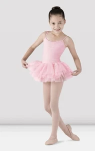 Bloch Tulle Rose Tutu Dress Age 2-4-6 - Picture 1 of 2