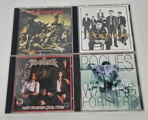 The Pogues CD Lot 4  Red Roses Me, Rum Sodomy Lash, Watering For Herb, Essential - Picture 1 of 5