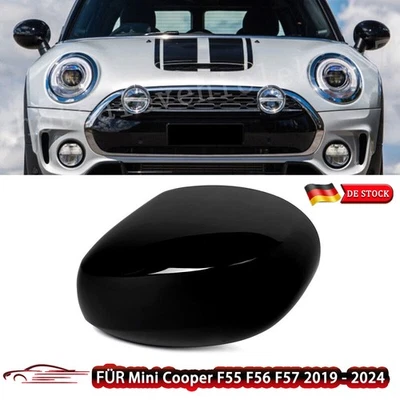 Calotta specchietto retrovisore sinistra lucida per Mini Cooper F55 F56 F57 2019 - 2024 - Immagine 1 di 4